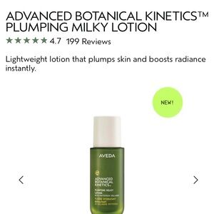 AVEDA Botanical Kinetics Milky Lotion - Green BRAND NEW SKIN CARE